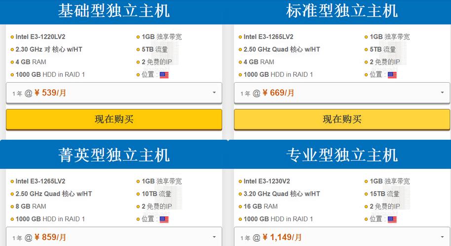 美国母机服务器租赁价格多少缩略图