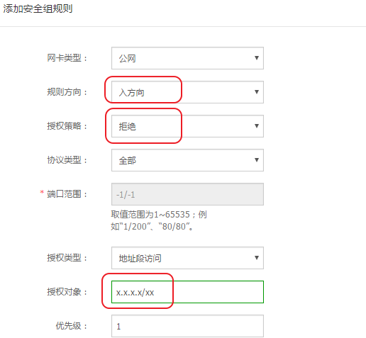 安全组授权内网_修改实例内网安全组缩略图