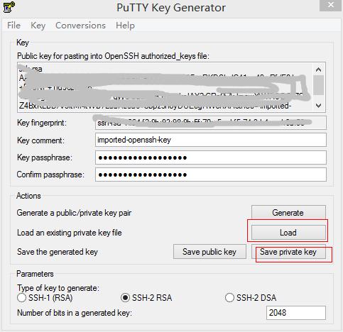 puttygen_通过puttygen.exe工具创建密钥对插图2