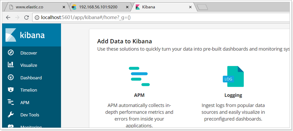 kibana试用_登录Kibana插图2