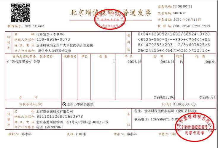 服务器租赁 32盘_发票税率和发票内容说明插图2