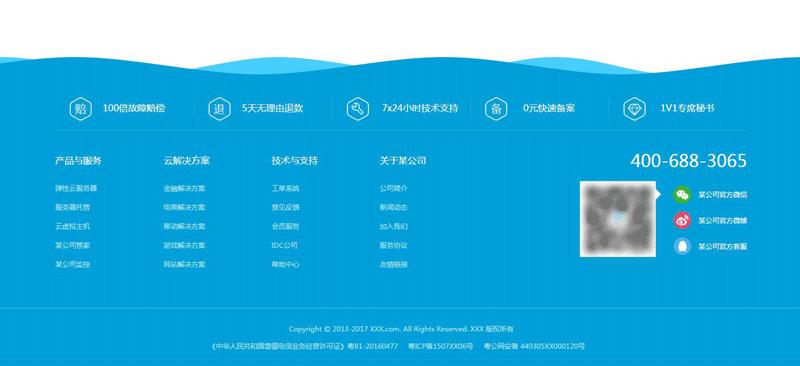 漂亮的网站底部代码_创建底部菜单插图2