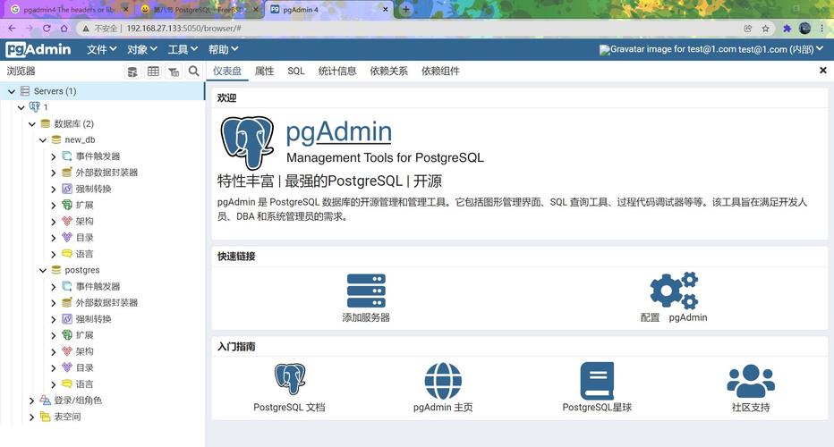 pgadmin 连接_通过pgAdmin连接实例插图4