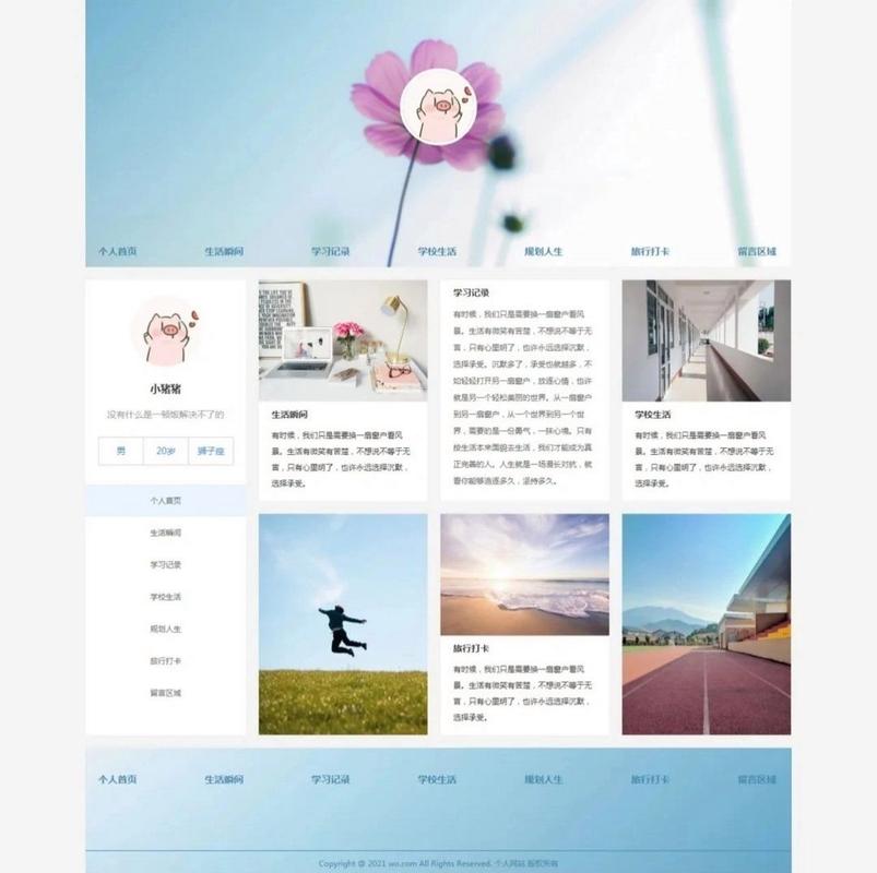 个人主页网站设计html_启用网站html静态化操作指导插图4