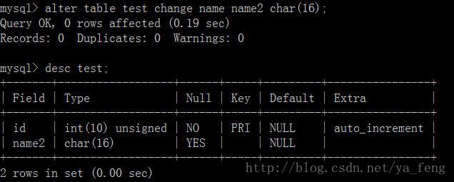 MySQL数据库中的change_CHANGE操作是什么？插图4